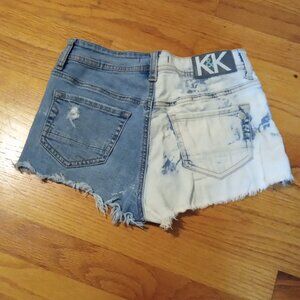 Kendall and Kylie High Waisted Jean Shorts